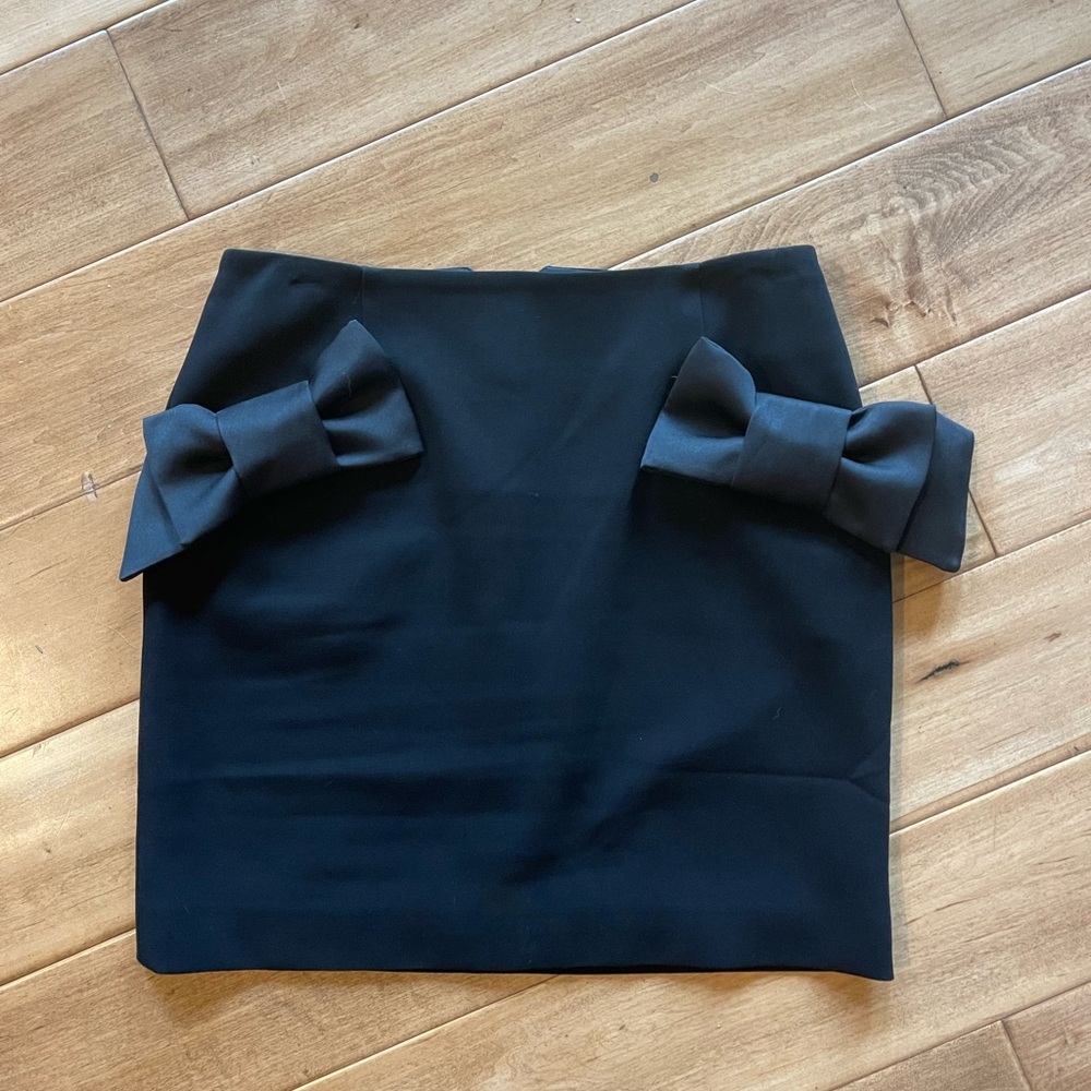 Claudie Pierlot Black Bow Skirt